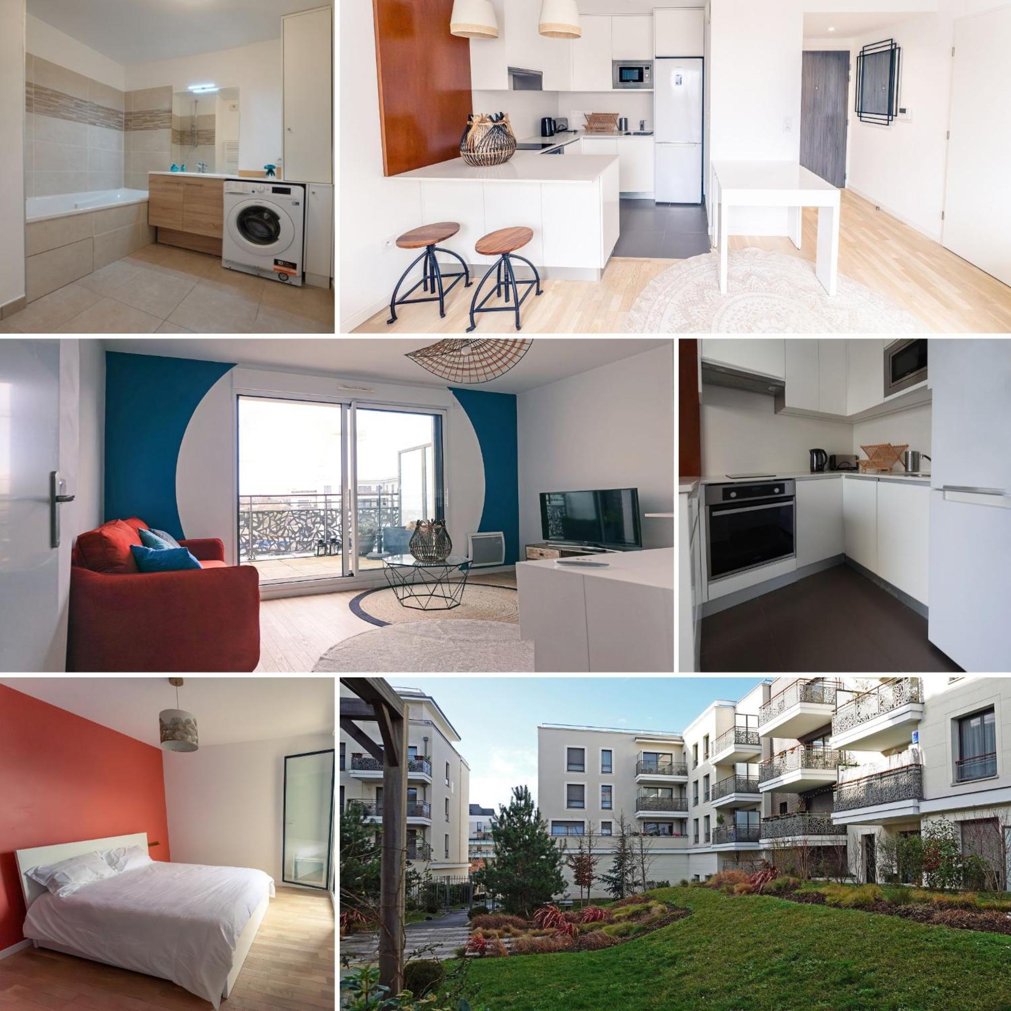 Appartement Residence Neuve Proche Versailles Saint-Cyr-l'Ecole Luaran gambar